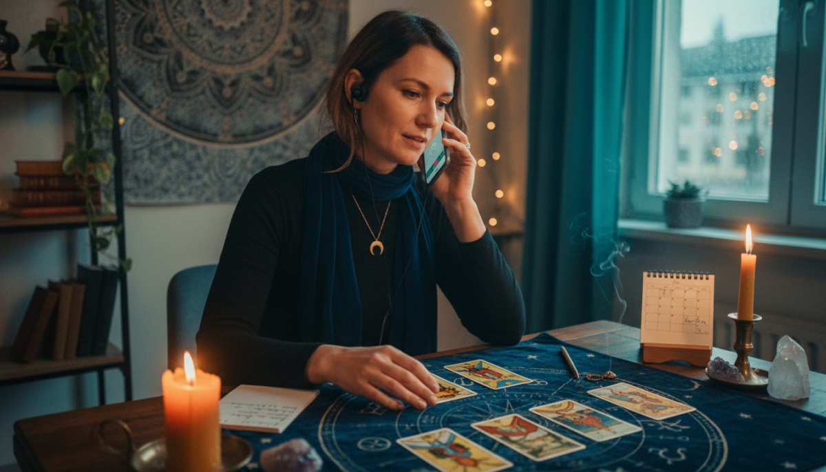 Kartenlegen am Telefon