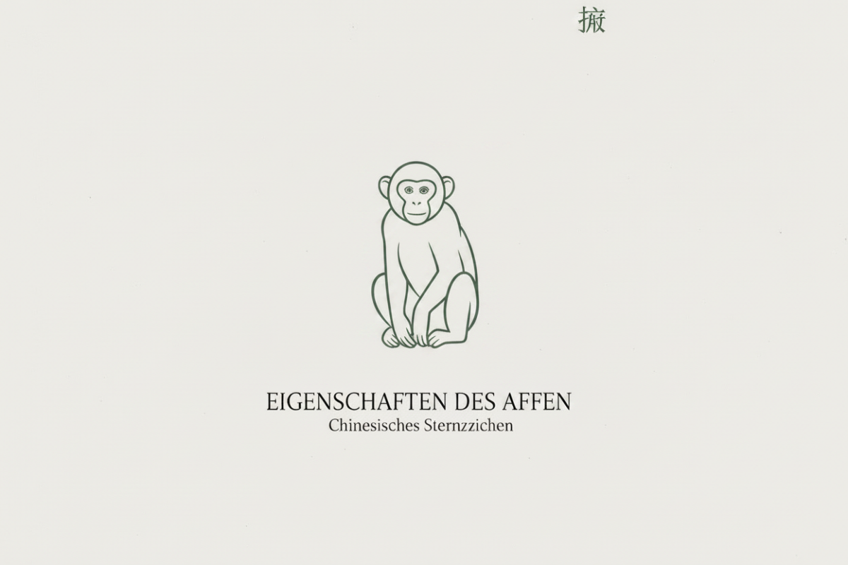 chinesisches Sternzeichen Affe
