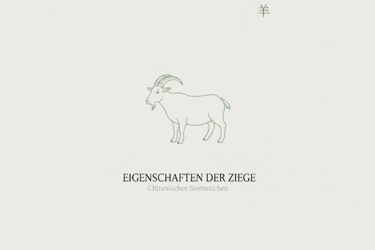 chinesisches Sternzeichen Ziege